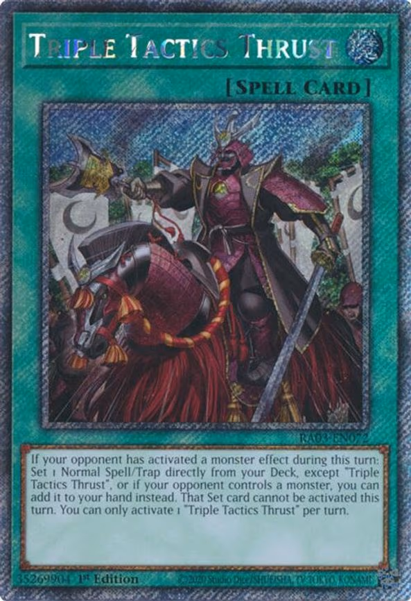 Triple Tactics Thrust